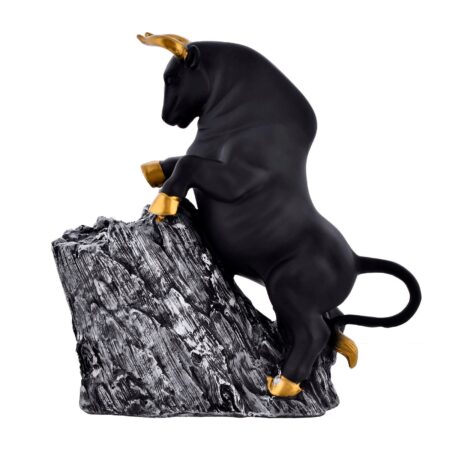 Antique Geometric Statue Bull Sculpture